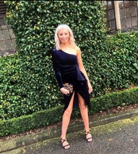 Lavish Alice one shoulder dark