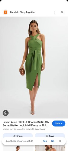 Lavish alice green dress size - lavish,