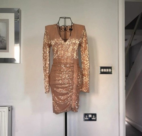 Lavish alice gold sequin - lavish, dress