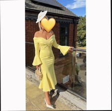 Yellow Lavish Alice Fluted