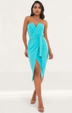 Lavish Alice Womens Blue Midi