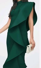 Lavish Alice Scuba Frill Dress